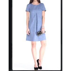 Rebecca Tatti Womens Blue Pockets Midi Dress Sz Xs-us Size 4